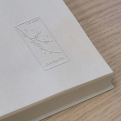 Bookplate of a flowering branch