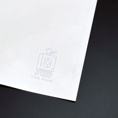 Bookplate bird on book