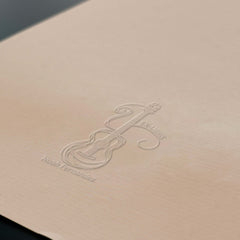 Guitar bookplate with wire