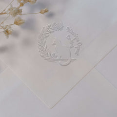 Bookplate cat vegetation