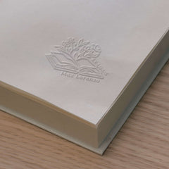 Bookplate vegetation emerging from the book