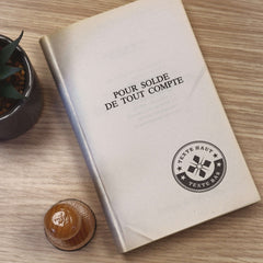 Vintage stamp with 2 texts