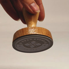 Vintage stamp with 2 texts