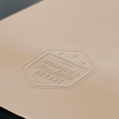 Retro 3-star bookplate