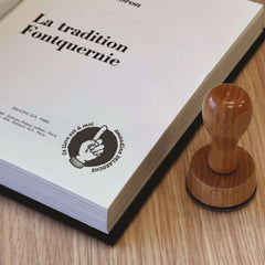 Hand-drawn Ex-libris stamp