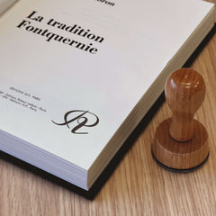 Elegant letter stamp