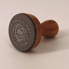 Pink Ex-Libris Stamp in Detail