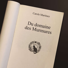 Ex-libris stamp, cat, vegetation