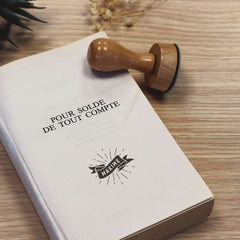 Sparkling ribbon stamp