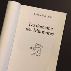 Ex-libris stamp, cat line