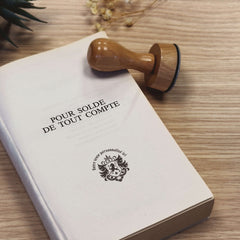 Medieval coat of arms stamp