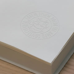 Outline dragon dry stamp