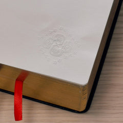 Dry stamp with diamond-shaped ornaments