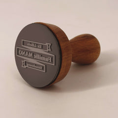 Ex-libris stamp, retro banner