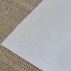 Wedding footprint, say yes