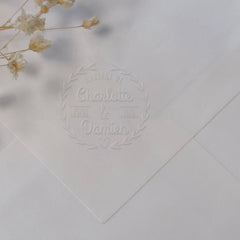 Heart print ornaments