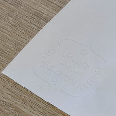 Small flower wedding dry stamp