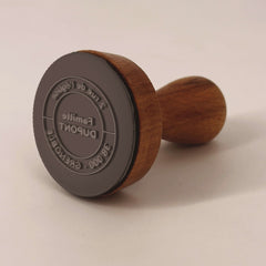 Minimalist round address stamp