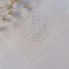 Wild Animal Bookplate Embosser