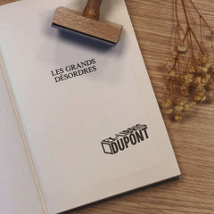 Ex-Libris stamp with 3D effect