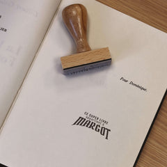 Ex-libris stamp, great book