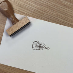 Guitar cat stamp