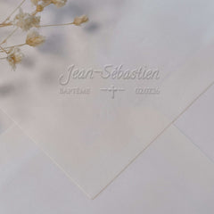 Baptism embosser, full cross