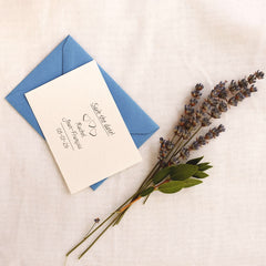 Wedding Stamp with 3 Little Hearts