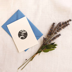 Round embossed stamp