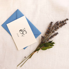 Wedding stamp with initials &amp;