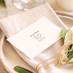 Peaceful Moon Birth Stamp