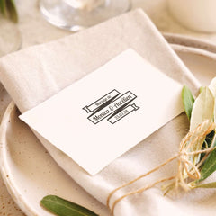 Wedding banner stamp