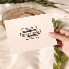Wedding banner stamp
