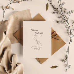 Wedding Stamp with outstretched hands