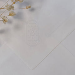 Elegant wedding dry stamp