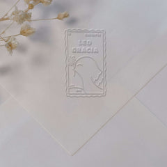 Bird bookplate stamp