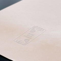 Embossing bookplate with decorative roses