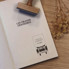 Ex-libris stamp, Japanese door