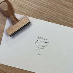 Peace dove baptism stamp