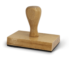 Rectangular Wooden Stamp 5x8 cm