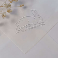 Bookplate bunny hop