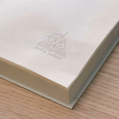 Bookplate dog on book