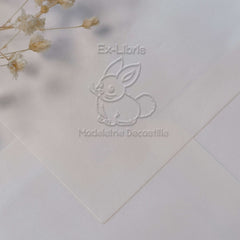 Cute bunny bookplate