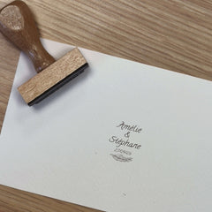 Olive branch wedding stamp