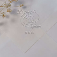 Large Wedding Embossing &amp;