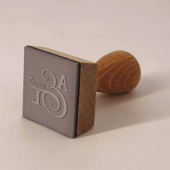 Wedding stamp with initials &amp; date