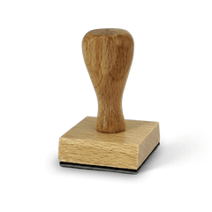 Square Wooden Stamp 5x5 cm