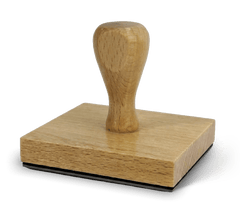 Square Wooden Stamp 8x8 cm